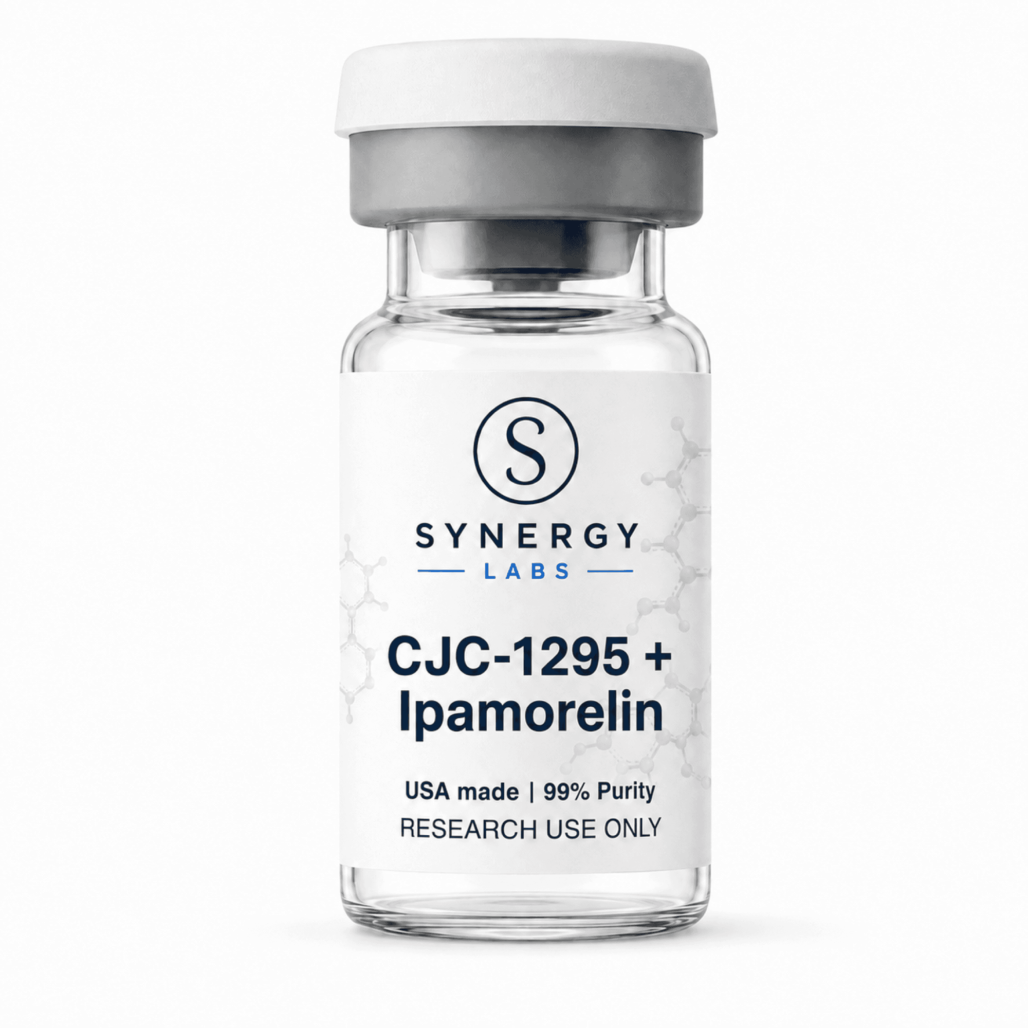 CJC-1295 + Ipamorelin vial and packaging