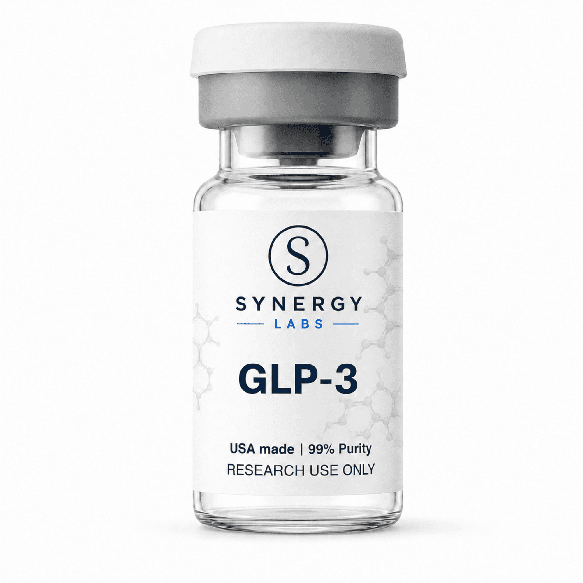 GLP-3 vial and packaging