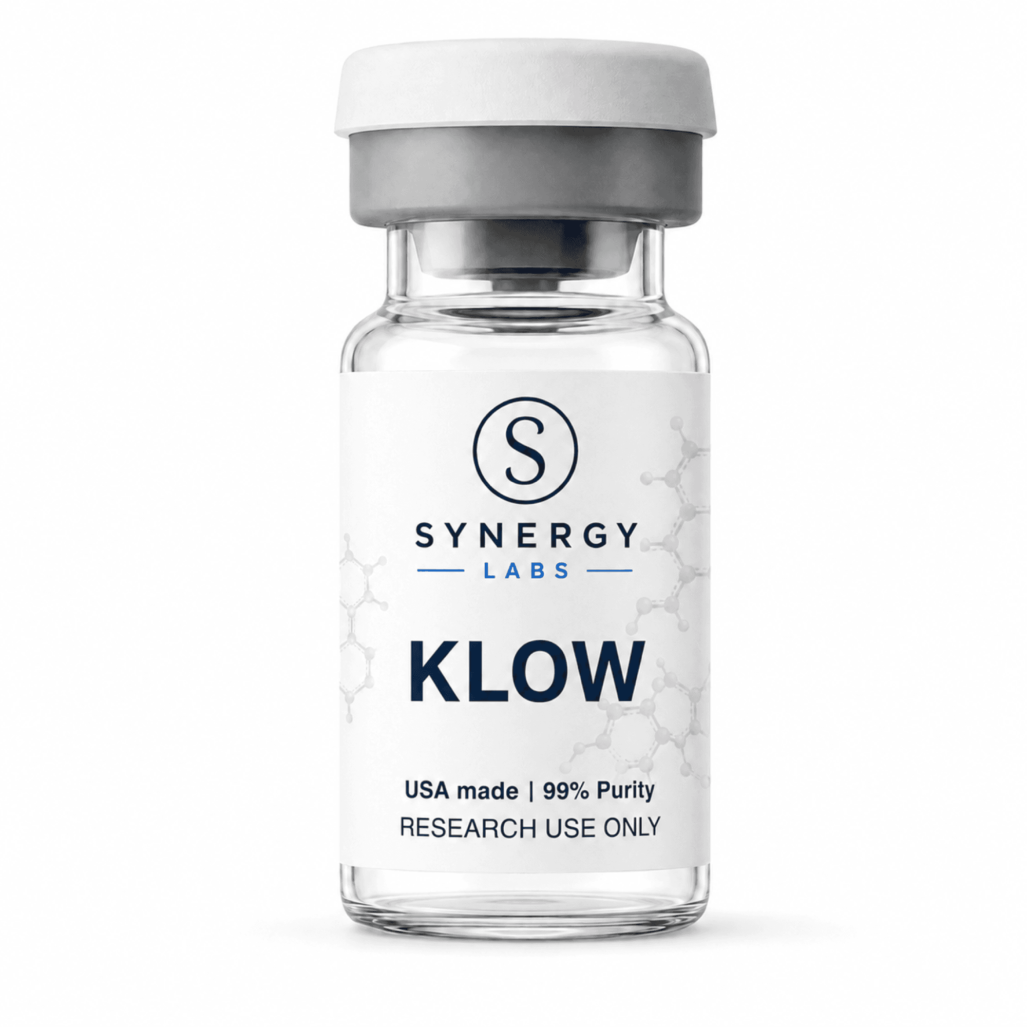 KLOW vial and packaging